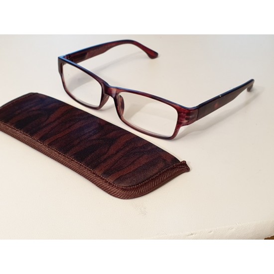 Foster Grant - Jake - Brown Reading Glasses With Free Matching Case.