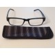 Foster Grant - Sloan - Black Reading Glasses With Free Matching Case.