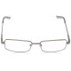 Foster Grant - Crystal Vision - Ash Gunmetal - Rectangular Reading Glasses With  Free Case