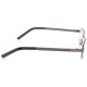 Foster Grant - Crystal Vision - Ash Gunmetal - Rectangular Reading Glasses With  Free Case