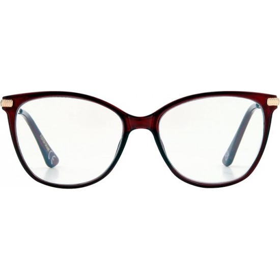 Foster Grant - Elm - Blue Light Reading Glasses, Wine Red Foster Grant - Elm - Blue Light Reading Glasses, Wine Red