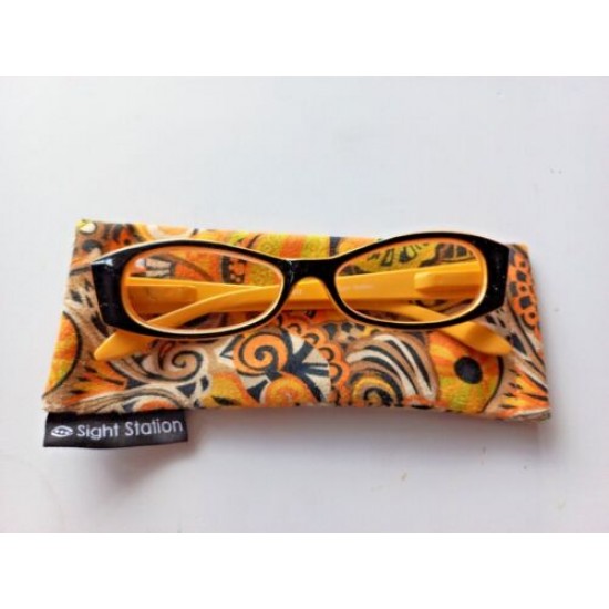 Sight Station - Evie (Mustard) Reading Glasses + Matching Case 