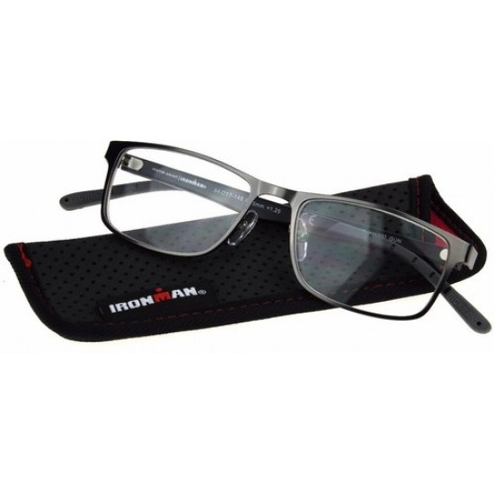 Foster Grant - Ironman - Ironflex Reading Glasses Im1000 Gun With Case Foster Grant - Ironman - Ironflex Reading Glasses Im1000 Gun With Case
