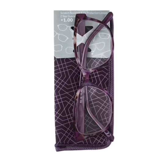 FGX - Boots - Julie Prp - Women's Reading Glasses + Free Matching Case FGX - Boots - Julie Prp - Women's Reading Glasses + Free Matching Case