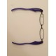 Foster Grant Compact "On The Go" Folding Ultra Slim Reading Glasses. Purple