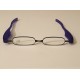 Foster Grant Compact "On The Go" Folding Ultra Slim Reading Glasses. Purple