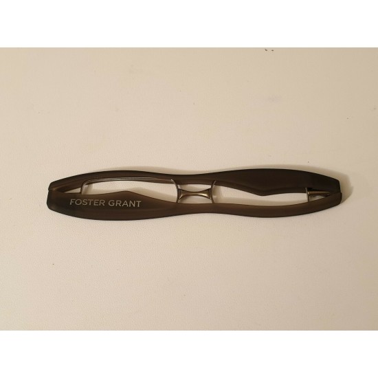 Foster Grant Compact "On The Go" Folding Ultra Slim Reading Glasses. Black