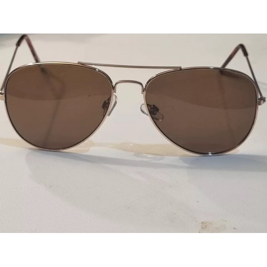 Silver Pilot Style Sunglasses