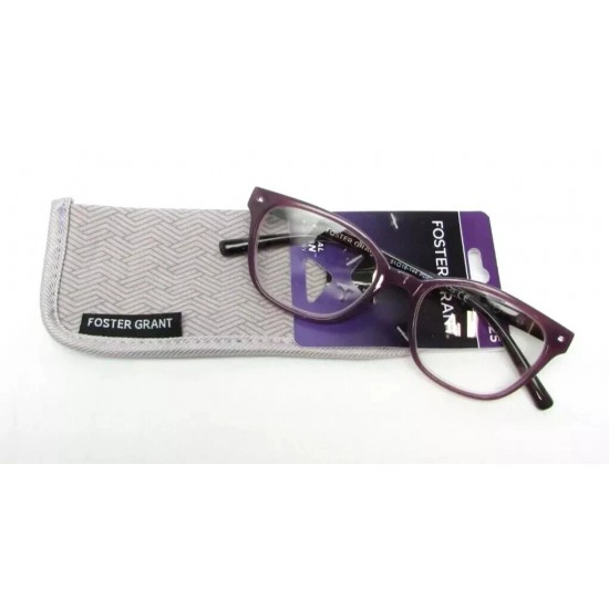 Foster Grant - Woman's Prp - Crystal Vision Lens - Reading Glasses + Soft Case Foster Grant - Woman's Prp - Crystal Vision Lens - Reading Glasses + Soft Case
