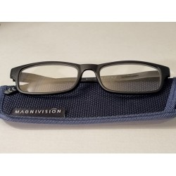 FGX - Ray Black Reading Glasses With Free matching Case