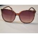 Women's Round Brown Tort Sunglasses 